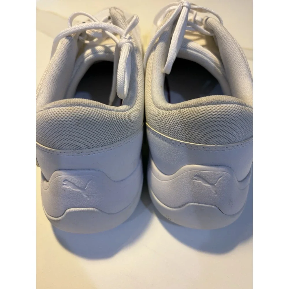 Puma white black